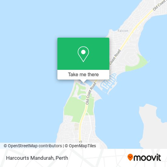 Harcourts Mandurah map