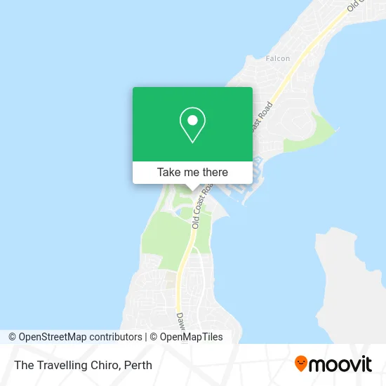 Mapa The Travelling Chiro