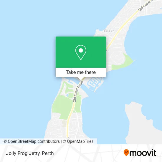 Mapa Jolly Frog Jetty