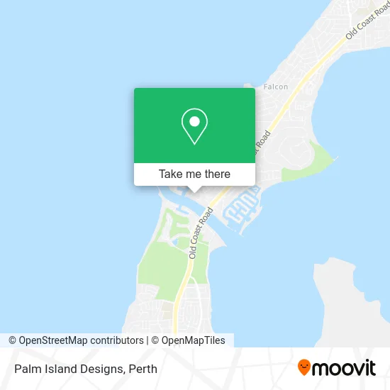 Mapa Palm Island Designs