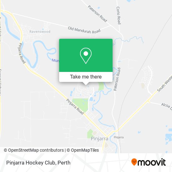 Pinjarra Hockey Club map