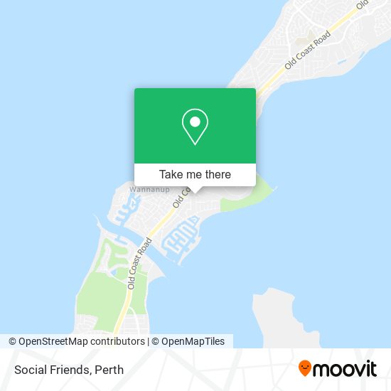 Social Friends map