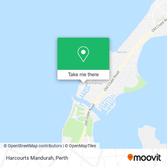Harcourts Mandurah map