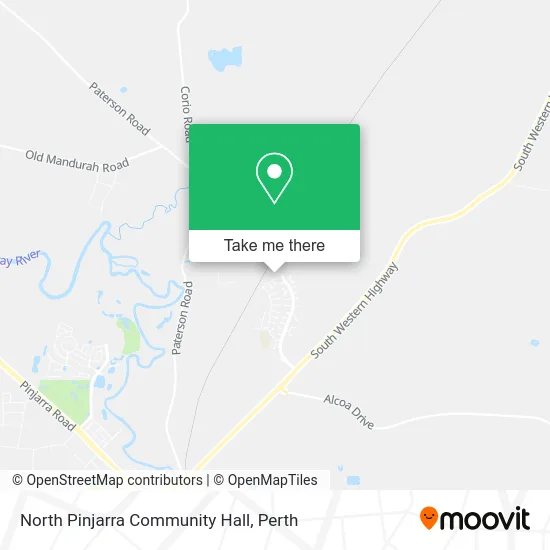 Mapa North Pinjarra Community Hall