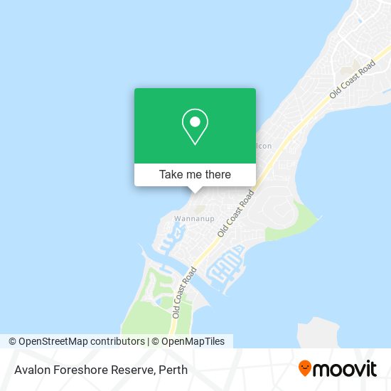 Mapa Avalon Foreshore Reserve