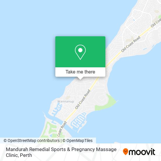 Mapa Mandurah Remedial Sports & Pregnancy Massage Clinic