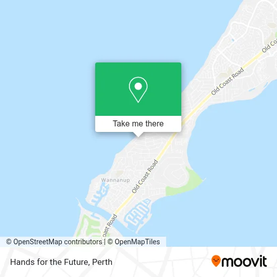 Mapa Hands for the Future