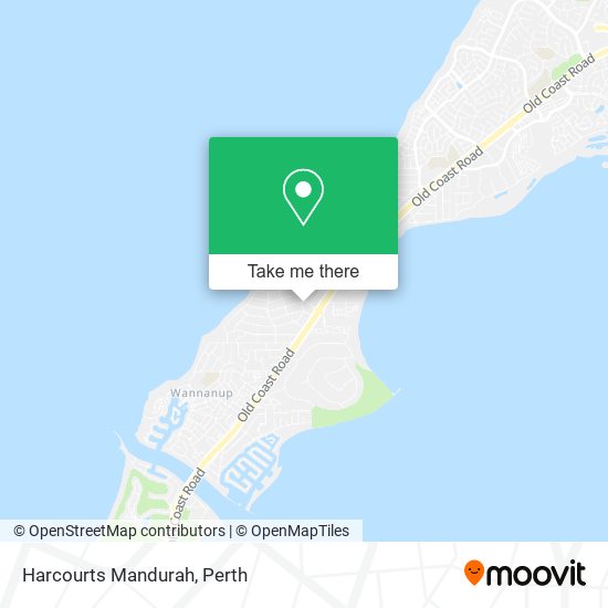 Harcourts Mandurah map