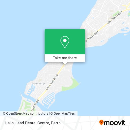 Halls Head Dental Centre map