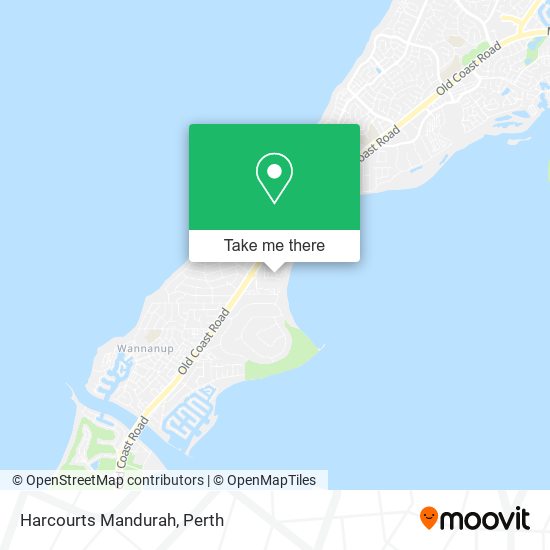 Harcourts Mandurah map