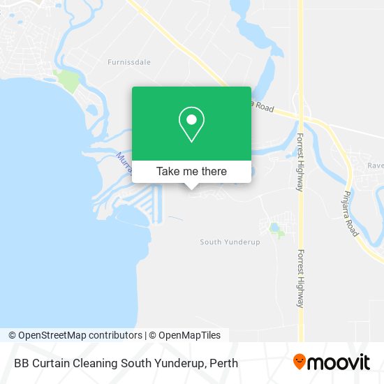 BB Curtain Cleaning South Yunderup map