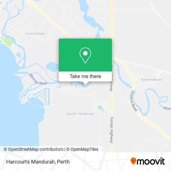 Harcourts Mandurah map