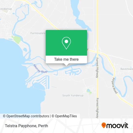 Mapa Telstra Payphone