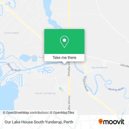 Our Lake House South Yunderup map