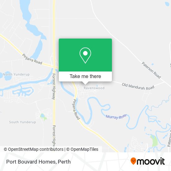 Port Bouvard Homes map