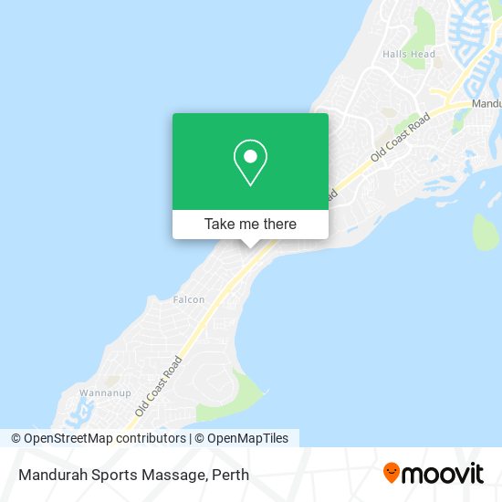 Mapa Mandurah Sports Massage