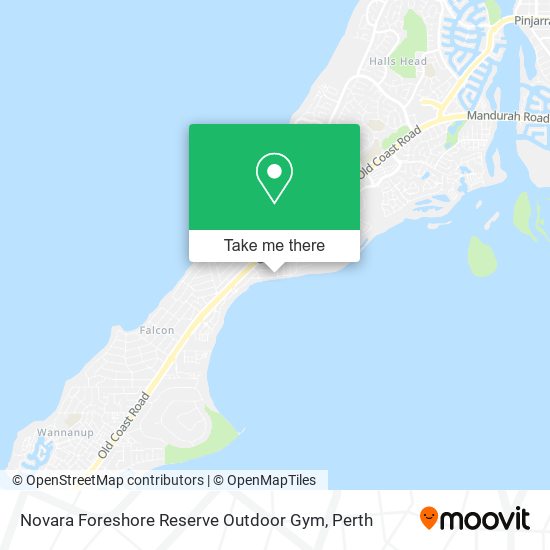 Novara Foreshore Reserve Outdoor Gym map