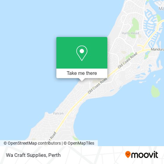 Wa Craft Supplies map