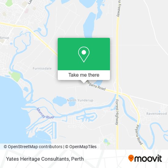 Yates Heritage Consultants map