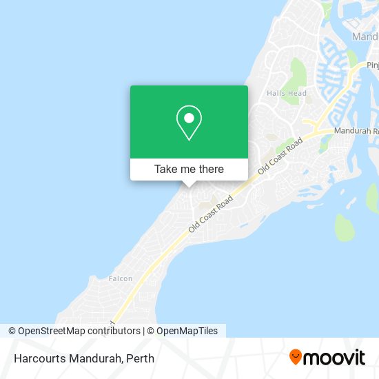 Harcourts Mandurah map