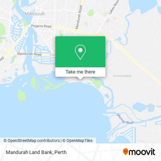 Mandurah Land Bank map