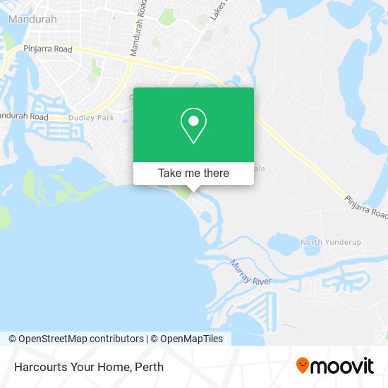 Harcourts Your Home map