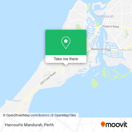 Harcourts Mandurah map