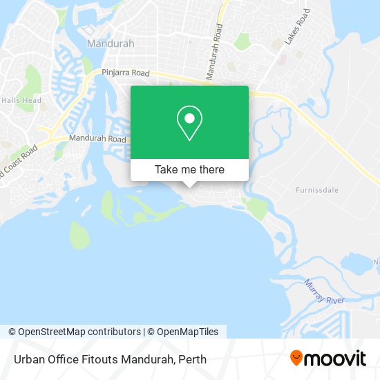 Mapa Urban Office Fitouts Mandurah