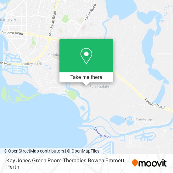 Kay Jones Green Room Therapies Bowen Emmett map