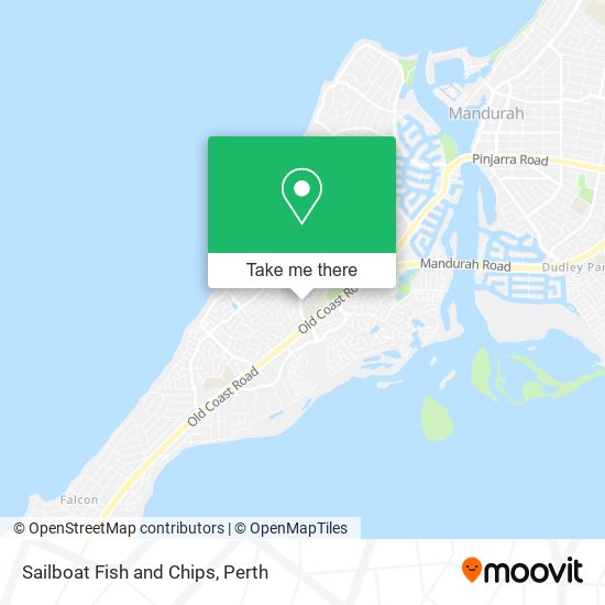 Mapa Sailboat Fish and Chips