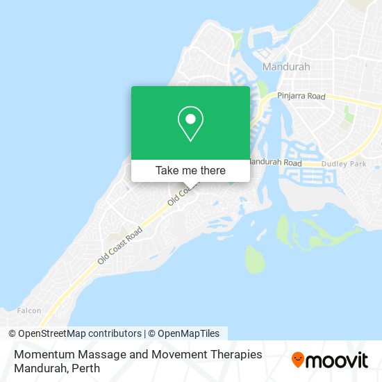 Mapa Momentum Massage and Movement Therapies Mandurah