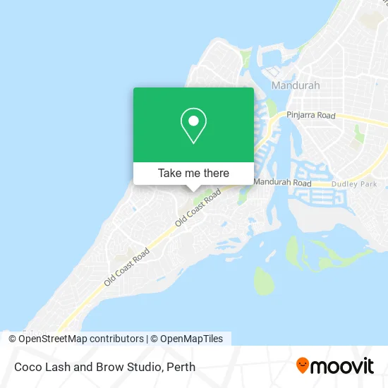Coco Lash and Brow Studio map