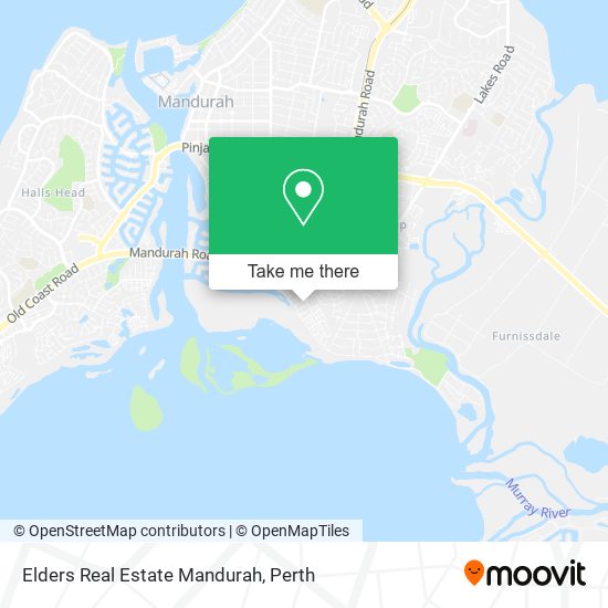 Elders Real Estate Mandurah map