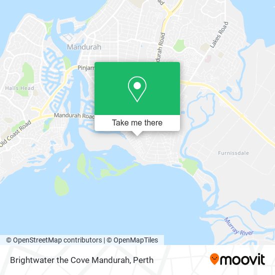 Brightwater the Cove Mandurah map