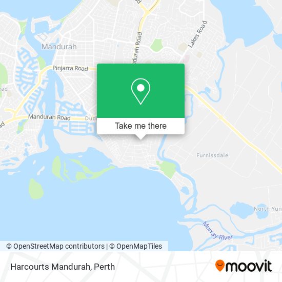 Harcourts Mandurah map