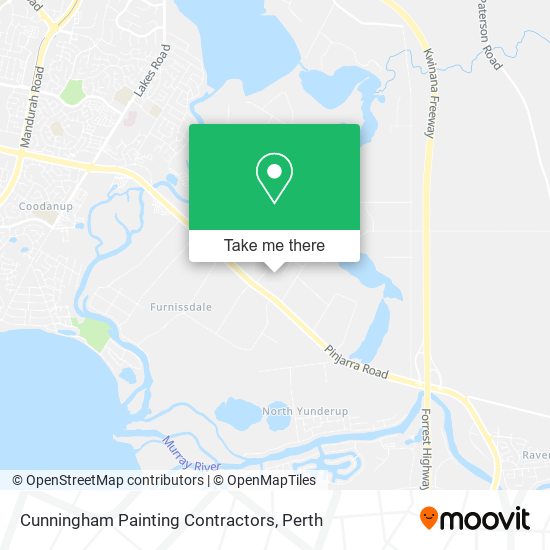 Cunningham Painting Contractors map