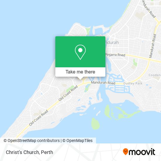 Christ's Church map