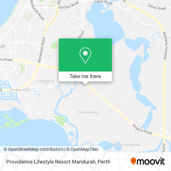 Providence Lifestyle Resort Mandurah map