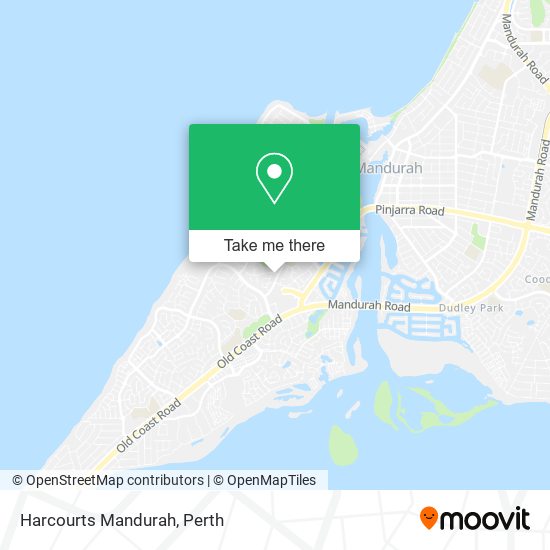 Mapa Harcourts Mandurah