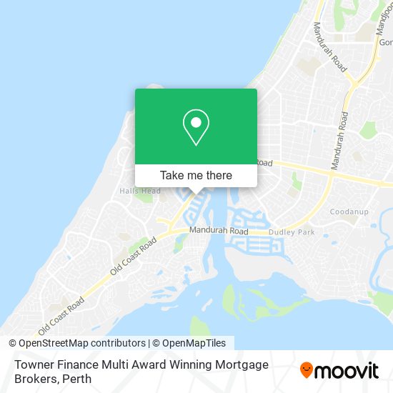 Towner Finance Multi Award Winning Mortgage Brokers map