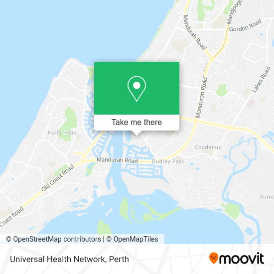 Mapa Universal Health Network