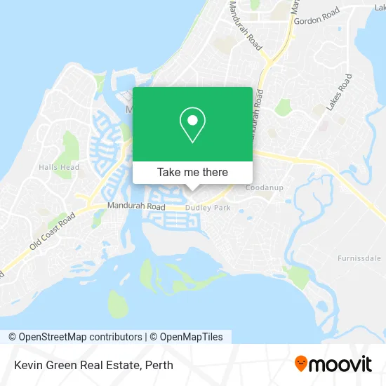 Mapa Kevin Green Real Estate