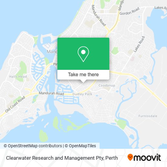 Mapa Clearwater Research and Management Pty