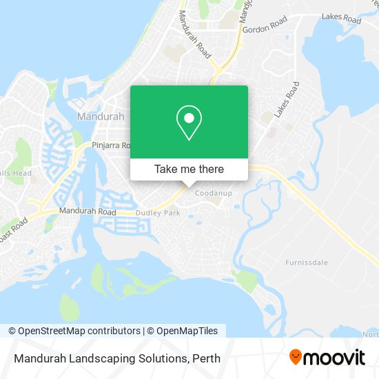 Mandurah Landscaping Solutions map