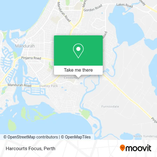 Mapa Harcourts Focus