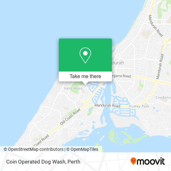 Coin Operated Dog Wash map