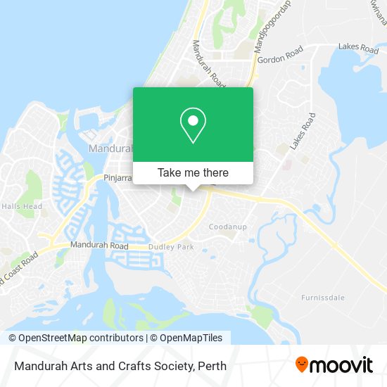 Mapa Mandurah Arts and Crafts Society