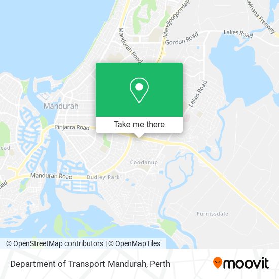 Department of Transport Mandurah map