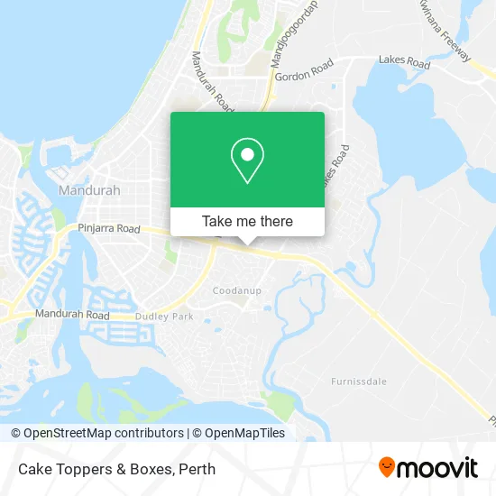 Cake Toppers & Boxes map