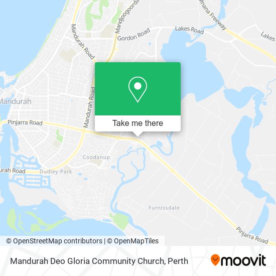 Mandurah Deo Gloria Community Church map